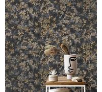 Papel Tapiz Erismann Blossom Trébol Botánico Floral Hojas Texturizadas De Vinilo