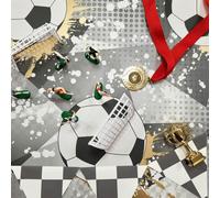 Papel Tapiz Football Frenzy Gris Oro Holden 14090 Para Niños