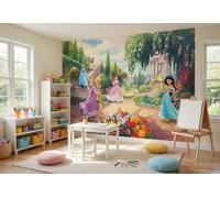 Komar Papel pintado fotográfico Disney | Princess Park | Tamaño: 368 x 254 cm (ancho x alto) | niñas, princesas, papel pintado, niños, pared, habitación de los niños, decoración | 8-4109