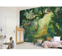 Papel Tapiz Infantil Photo Wallpaper Selva Lion King 368x254cm Verde