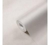 Papel Tapiz Liso En Efecto Yeso - Crema