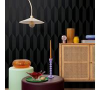 Papel Tapiz Texturizado De Vinilo Efecto 3D Negro 79086-8 AS Creation