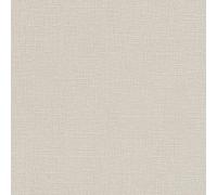 Papel Tapiz De Tela Erismann Opus Liso Crema Vinilo Tejido De Lino 10463-32