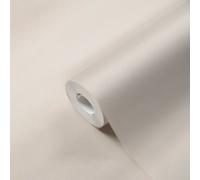 Papel Tapiz Unicolor Con Brillo Ligero - Beige, Crema