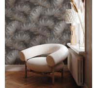Papel Tapiz Vinílico Opulenza Charcoal RASCH 659788 Lavable Decoración Moderna