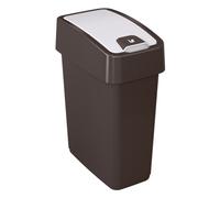 Papelera 10l Universal Keeeper Tapa presión Grafito Práctica