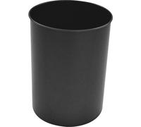 Papelera, acero, redonda capacidad 30 l, H x Ø 470 x 335 mm