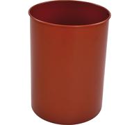 Papelera, acero, redonda capacidad 30 l, H x Ø 470 x 335 mm