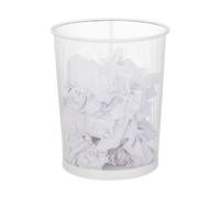 Papelera cesto de residuos 20 litros papelera de metal cubo de residuos set de 3