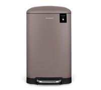 Papelera cocina pedal 40l les collectors n°883 | acero inoxidable | cubo interior extraíble | cierre silencioso | topo taupe
