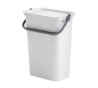 Tontarelli - Papelera MODA con asa 10L blanco