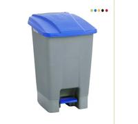 Papelera con pedal MAYA ruedas 70l. amarillo 4309