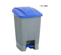 Papelera con pedal MAYA ruedas 70l. negro 4309