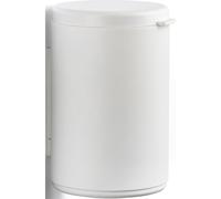 Papelera de baño RIM 3,3 l, mural, blanco, aluminio, Zone Denmark