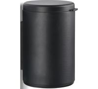 Papelera de baño RIM 3,3 l, mural, negro, aluminio, Zone Denmark