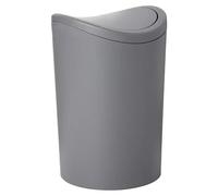 Papelera de baño STD (6 l, Gris)