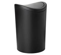 Papelera de baño STD (6 l, Negro)
