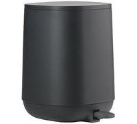 Papelera de baño TIME 3 l, negro, plástico, Zone Denmark