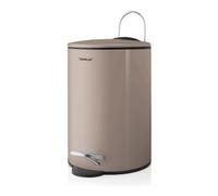 Papelera de baño TUBO, 3 l, gris topo, Blomus