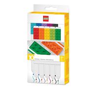 IQ Rotuladores de diseño icónico LEGO – Bolígrafos de gel 0,7 mm, secado rápido, 10 colores