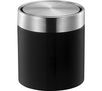 Papelera de mesa, acero EKO, capacidad 0,5 l, A x H x P 128 x 155 x 128 mm