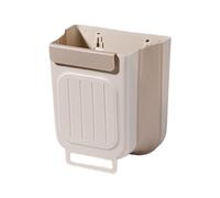 Papelera De Pared Para Baño 11 Litros Plegable Contenedor De Compost