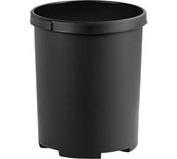 Papelera de plástico capacidad 50 l, H x Ø 490 x 430 mm