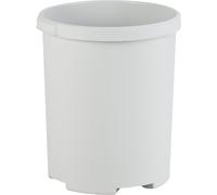 Papelera de plástico capacidad 50 l, H x Ø 490 x 430 mm