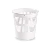 Papelera de plástico para la Oficina (Blanco)