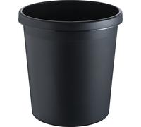 Papelera de polietileno helit, capacidad 18 l, UE 15 unid.