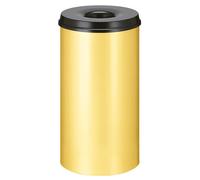 Papelera de seguridad, acero, autoextinguible capacidad 50 l, H x Ø 625 x 335 mm