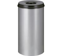 Papelera de seguridad, acero, autoextinguible capacidad 50 l, H x Ø 625 x 335 mm