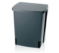 Papelera empotrada, 10 l, negra, Brabantia