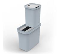 Papelera GORECYCLE 30112 46 l, para residuos clasificados, gris, Joseph Joseph