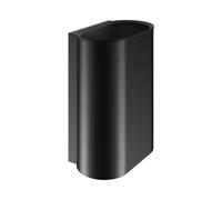 Papelera KEUCO, cierre oculto, 30 l, 14988370000, Color: negro mate / negro