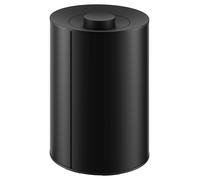 Papelera KEUCO PLAN modelo independiente, con tapa, 04989370037, Color: negro mate / negro
