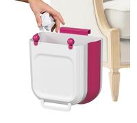 Papelera Para Encimera De Cocina Contenedor Plegable De Silicona 10 L Que | Papelera En Pared Para el hogar, restaurante, panadería, baño y cafetería