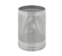 Papelera perforada, redonda capacidad 10 l, H x Ø 290 x 220 mm