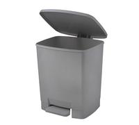 Papelera Plástico FAIBO 3350 Gris Pedal 22 L.
