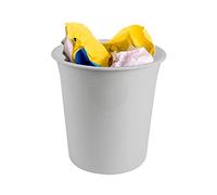 Papelera plastico q-connect gris opaco 13 litros dim. 275x285mm - KF19033