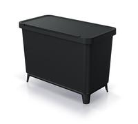Papelera reciclaje Keden Systema 3x10L negra NKS45W3-S411