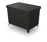 Papelera reciclaje negro Keden Systema 3 compartimentos NKS60W3-S411