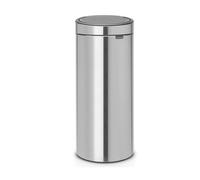Papelera superior con tapa táctil TOUCH BIN NEW 30 l, antihuellas, acero mate, Brabantia