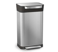Papelera TRASH COMPACTOR TITAN, 30 l, acero inoxidable, Joseph Joseph