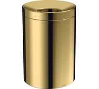 Axor Universal Circular - Papelera de 5 l, aspecto pulido de oro 42872990