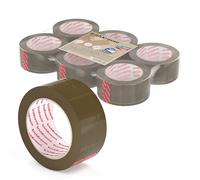 PAPELIVI 6 Cinta de embalar ErichKrause Brown 48mm x 50 m marrón precinto