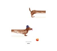 Paper Collective Lámina Doug the Dachshund 50x70 cm
