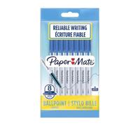 PAPER MATE 045 - Bolígrafos (8 unidades), color azul