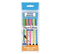 Paper Mate 94033 - Sobre de 5 portaminas desechables Artio, 0,7 mm, Hb