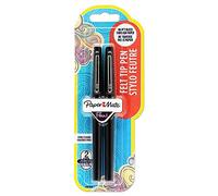 Paper Mate Flair - Bolígrafos de punta de fieltro. Negro. 2 unidades.